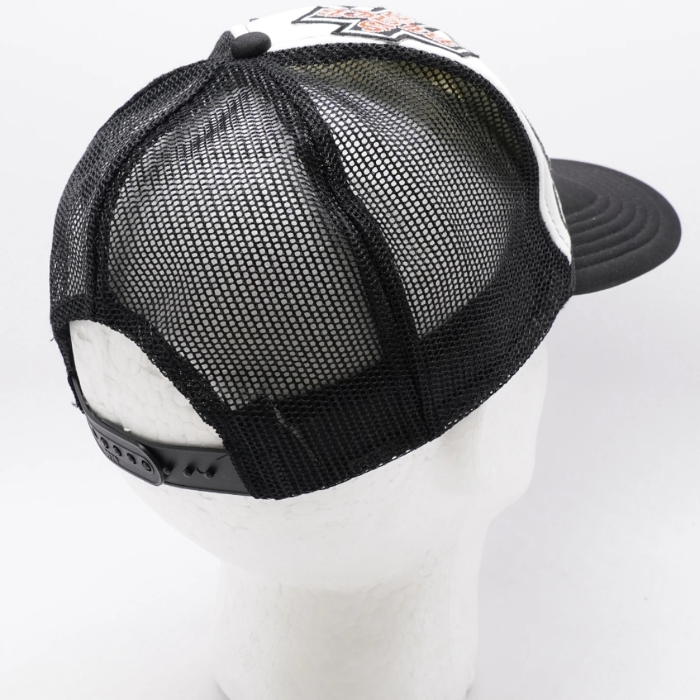 Black Band Patchwork Trucker Hat - image 3